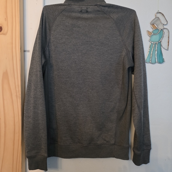 Under Armour Gray Quarter-Zip Pullover Coldgear Loose. Sz Small - Picture 5 of 7